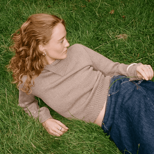 Mathilde Roien - Arlinda Sweater Opskrift - Gaia Garn -