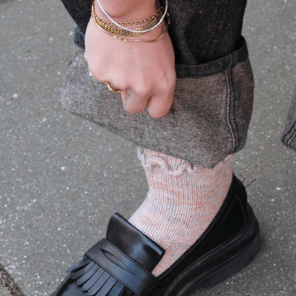 Garnpakke - Ruffle Socks - Gaia Garn - 