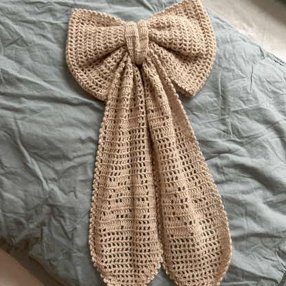 Hækleopskrift – Filet Crochet Bow - GAIA - 