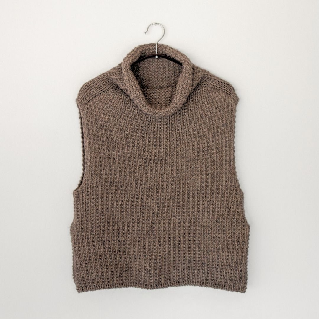 Strikkeopskrift - Oak slipover - Gaia Garn - 